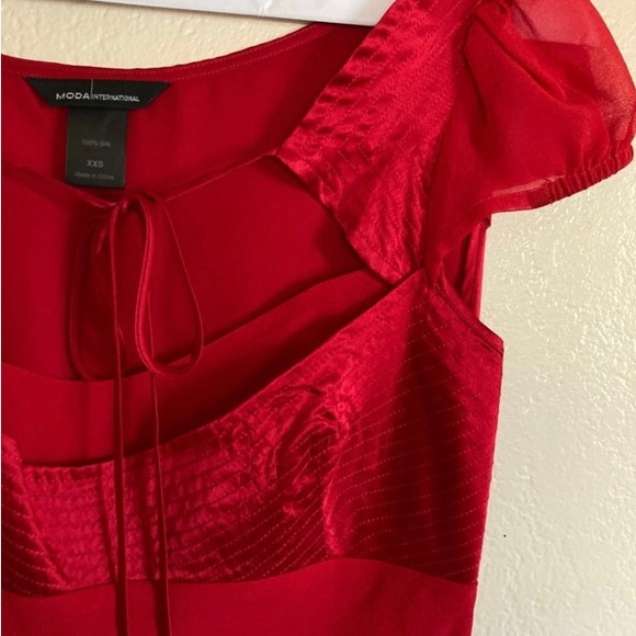 Victorias’secret moda international 100/% silk blouse - Picture 11 of 13